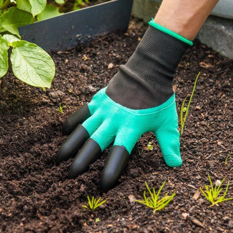 Universal Garden Gloves With Claws For Digging