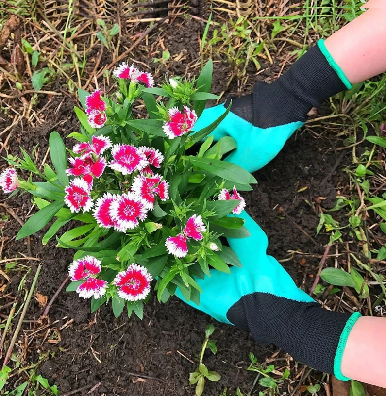 Universal Garden Gloves With Claws For Digging